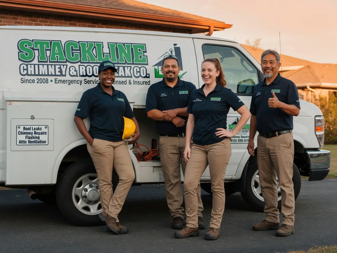 Chimney flashing repair company in Russell, KS